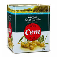 Cem Yeşil Zeytin Kırma 10 Kg (201-260)